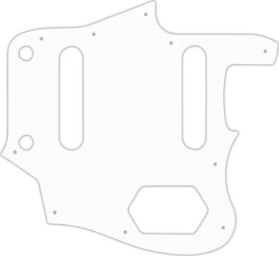 WD Custom Pickguard For Fender American Professional Jaguar #02 White