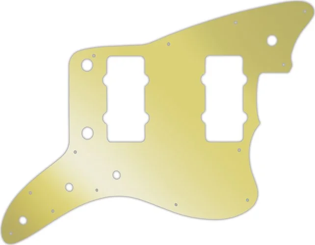 WD Custom Pickguard For Fender American Professional Jazzmaster #10GD Gold Mirror