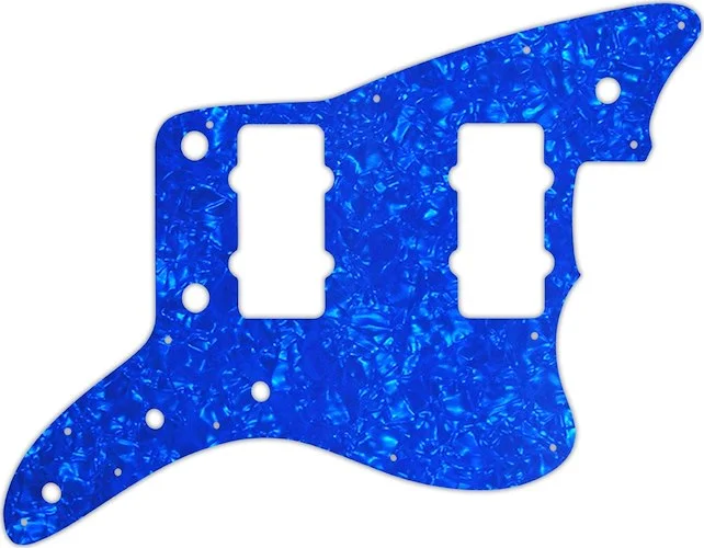 WD Custom Pickguard For Fender American Professional Jazzmaster #28BU Blue Pearl/White/Black/White