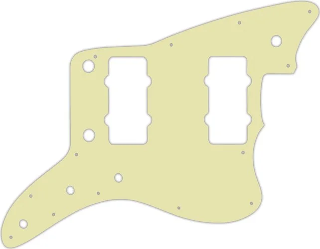 WD Custom Pickguard For Fender American Professional Jazzmaster #34 Mint Green 3 Ply