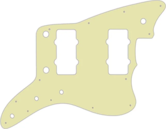 WD Custom Pickguard For Fender American Professional Jazzmaster #34T Mint Green Thin