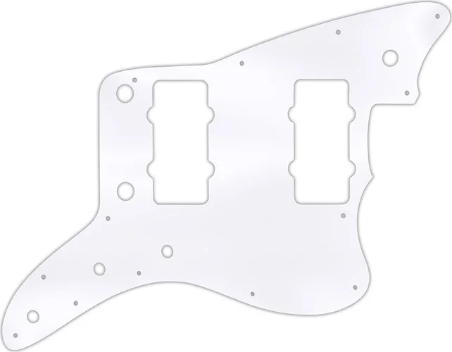 WD Custom Pickguard For Fender American Professional Jazzmaster #45 Clear Acrylic