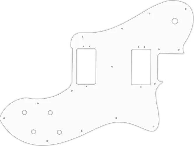 WD Custom Pickguard For Fender American Professional Deluxe Shawbucker Telecaster #02 White