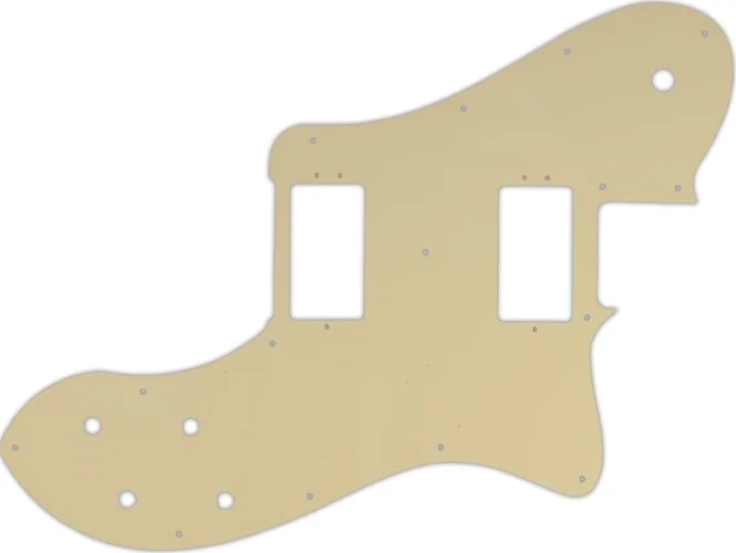 WD Custom Pickguard For Fender American Professional Deluxe Shawbucker Telecaster #06B Cream/Black/C