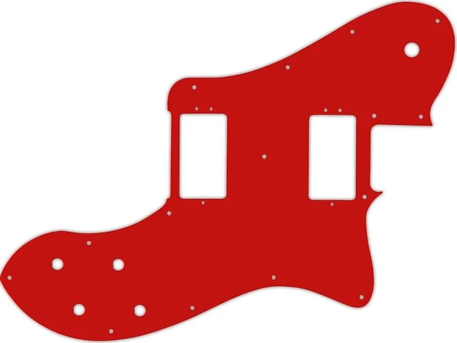 WD Custom Pickguard For Fender American Professional Deluxe Shawbucker Telecaster #07 Red/White/Red