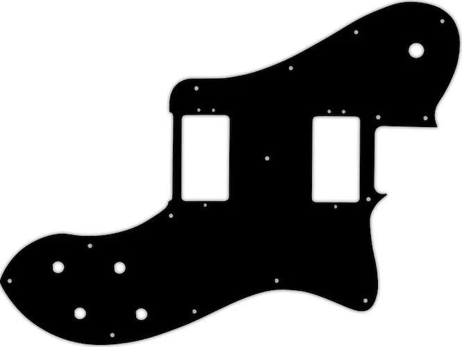 WD Custom Pickguard For Fender American Professional Deluxe Shawbucker Telecaster #29 Matte Black