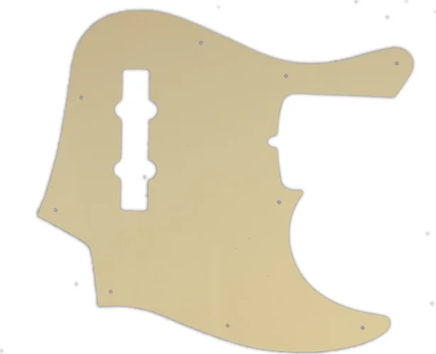 WD Custom Pickguard For Fender American Deluxe 21 Fret Jazz Bass#06B Cream/Black/Cream