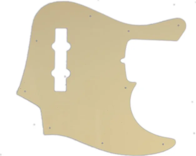 WD Custom Pickguard For Fender American Deluxe 21 Fret Jazz Bass#06T Cream Thin