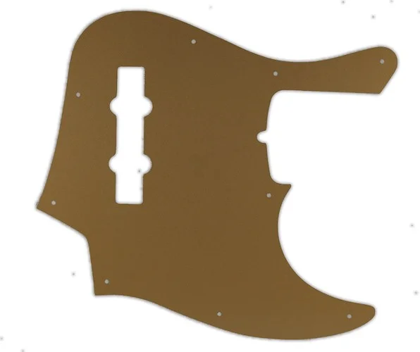 WD Custom Pickguard For Fender American Deluxe 21 Fret Jazz Bass#59 Gold/Clear/Gold