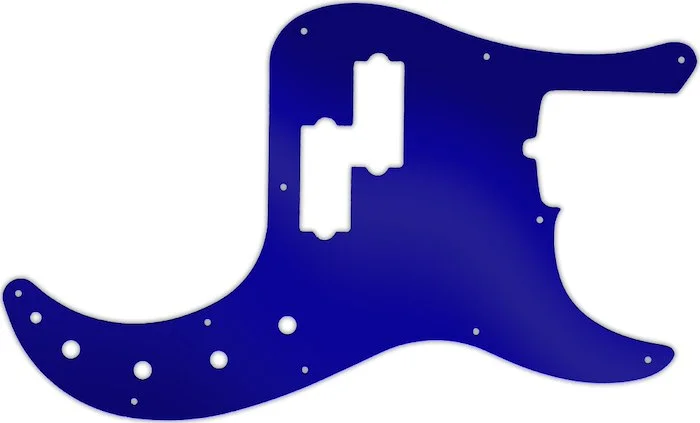 WD Custom Pickguard For Fender American Deluxe 21 Fret Precision Bass #10DBU Dark Blue Mirror