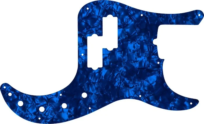 WD Custom Pickguard For Fender American Deluxe 21 Fret Precision Bass #28DBP Dark Blue Pearl/Black/White/Black