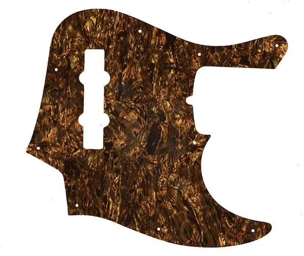 WD Custom Pickguard For Fender American Deluxe 21 Fret Jazz Bass #28TBP Tortoise Brown Pearl