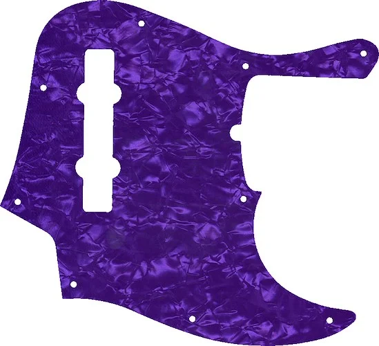 WD Custom Pickguard For Fender American Deluxe 21 Fret 5 String Jazz Bass #28PRL Light Purple Pearl