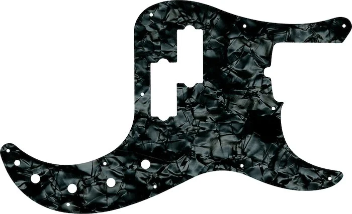 WD Custom Pickguard For Fender American Deluxe 21 Fret Precision Bass #28JBK Jet Black Pearl