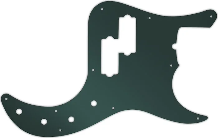 WD Custom Pickguard For Fender American Deluxe 22 Fret Precision Bass #10S Smoke Mirror