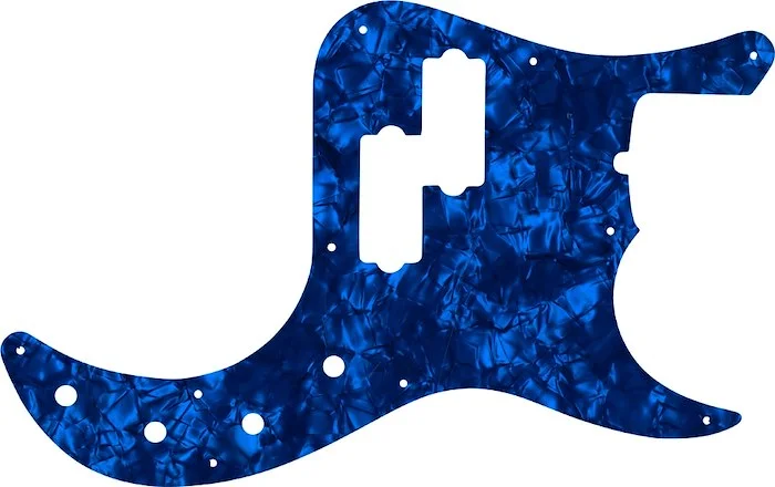 WD Custom Pickguard For Fender American Deluxe 22 Fret Precision Bass #28DBP Dark Blue Pearl/Black/White/Black