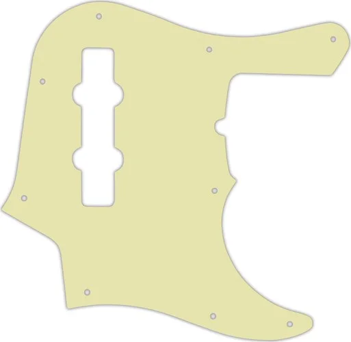 WD Custom Pickguard For Fender American Deluxe 1998-Present 22 Fret Jazz Bass #34 Mint Green 3 Ply