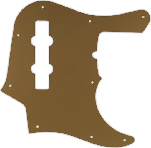 WD Custom Pickguard For Fender American Deluxe 1998-Present 22 Fret Jazz Bass #59 Gold/Clear/Gold