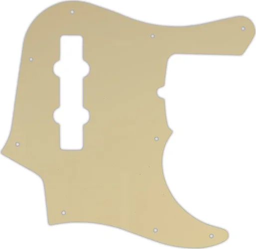 WD Custom Pickguard For Fender American Deluxe 1998-Present 22 Fret Jazz Bass #06B Cream/Black/Cream