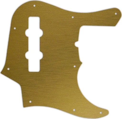 WD Custom Pickguard For Fender American Deluxe 1998-Present 22 Fret Jazz Bass #14 Simulated Brushed 