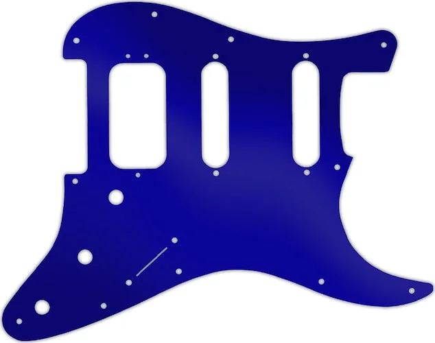 WD Custom Pickguard For Fender American Deluxe Stratocaster #10DBU Dark Blue Mirror