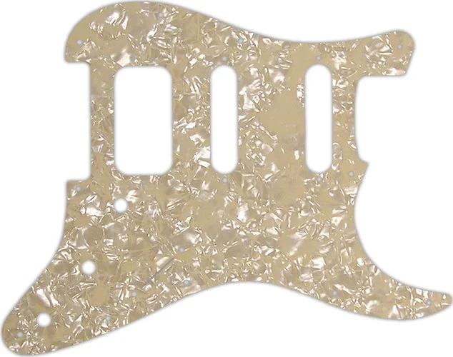 WD Custom Pickguard For Fender American Deluxe Stratocaster #28C Cream Pearl/Cream/Black/Cream