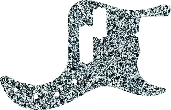 WD Custom Pickguard For Fender American Deluxe 5 String Precision Bass #60SS Silver Sparkle 