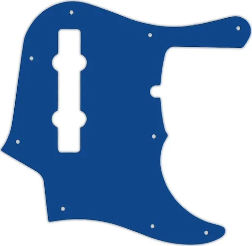 WD Custom Pickguard For Fender American Deluxe 1995-Present 22 Fret 5 String Jazz Bass #08 Blue/Whit