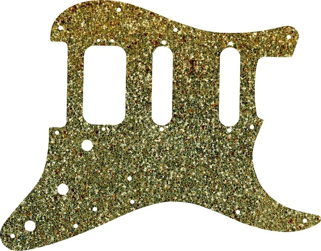 WD Custom Pickguard For Fender American Deluxe Stratocaster #60GS Gold Sparkle 