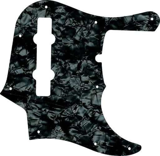 WD Custom Pickguard For Fender American Deluxe 1995-Present 22 Fret 5 String Jazz Bass #28JBK Jet Black Pearl