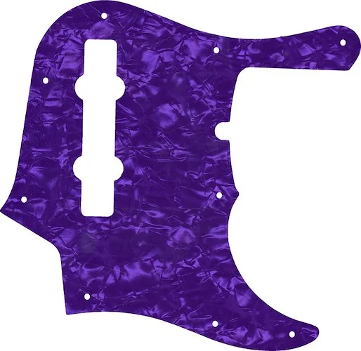 WD Custom Pickguard For Fender American Deluxe 1995-Present 22 Fret 5 String Jazz Bass #28PRL Light Purple Pearl