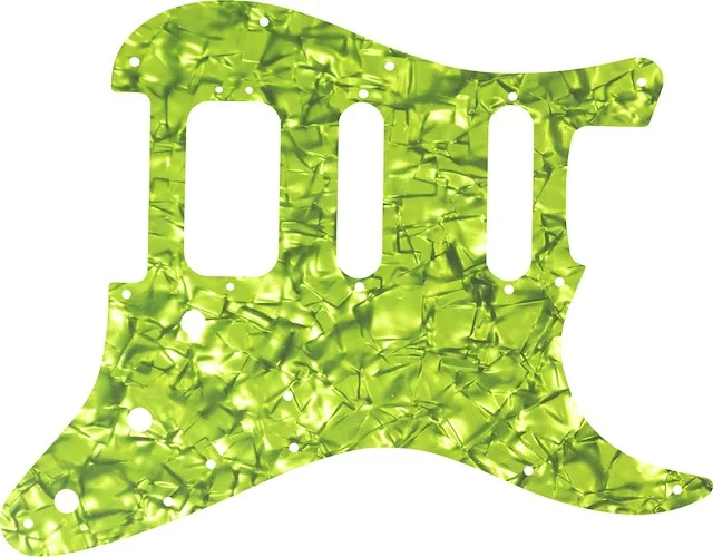 WD Custom Pickguard For Fender American Deluxe Stratocaster #28LGR Lime Green Pearl