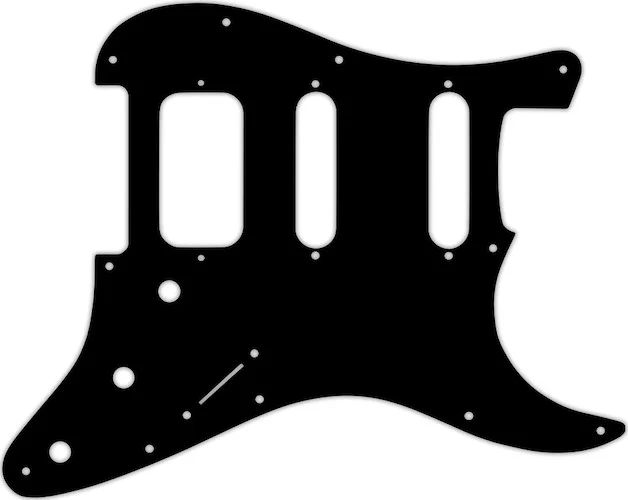 WD Custom Pickguard For Fender American Deluxe or Lone Star Stratocaster #03P Black/Parchment/Black