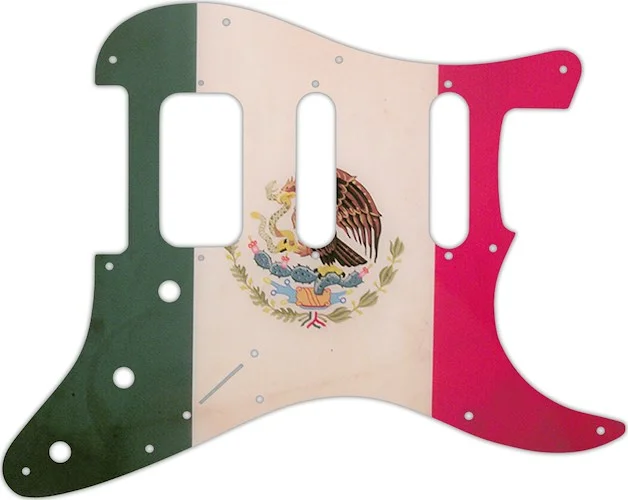 WD Custom Pickguard For Fender American Deluxe or Lone Star Stratocaster #G12 Mexican Flag Graphic
