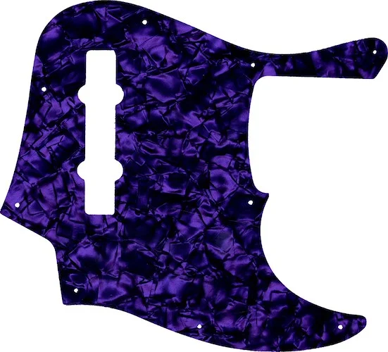 WD Custom Pickguard For Fender American Elite 5 String Jazz Bass V #28PR Purple Pearl