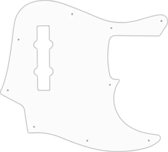 WD Custom Pickguard For Fender American Elite Jazz Bass #04 White/Black/White
