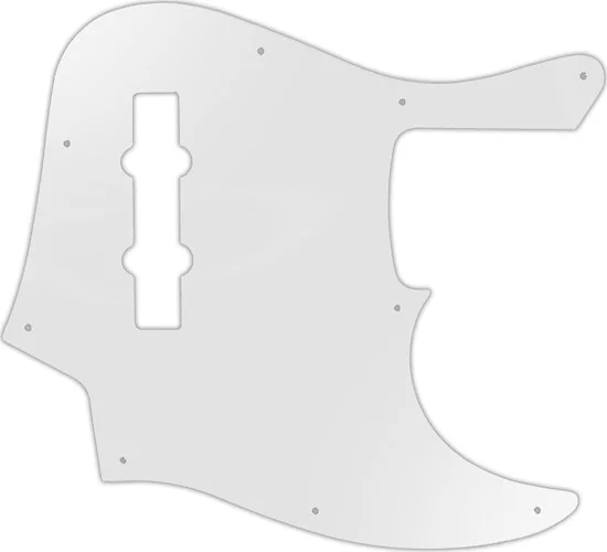 WD Custom Pickguard For Fender American Elite Jazz Bass #22 Translucent Milk White