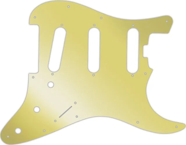 WD Custom Pickguard For Fender American Elite Stratocaster SSS #10GD Gold Mirror