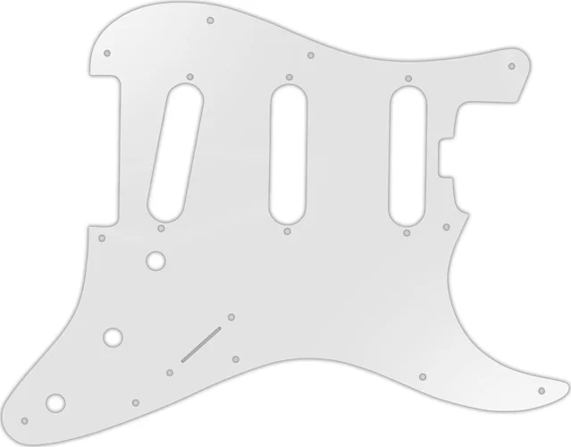 WD Custom Pickguard For Fender American Elite Stratocaster SSS #22 Translucent Milk White
