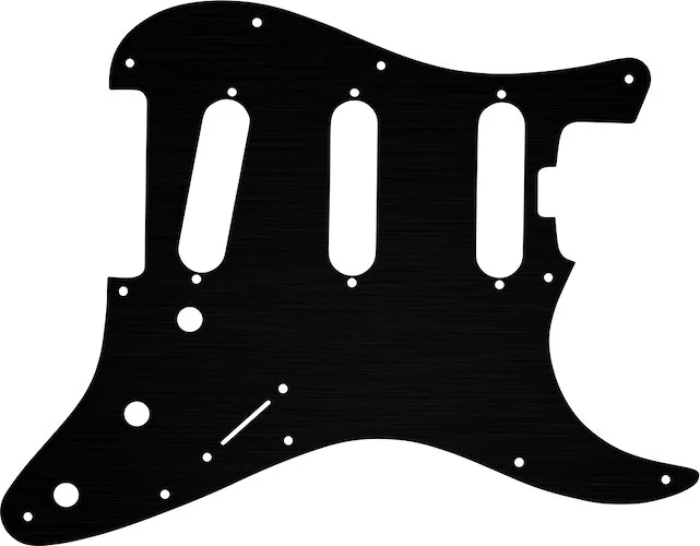 WD Custom Pickguard For Fender American Elite Stratocaster SSS #27 Simulated Black Anodized