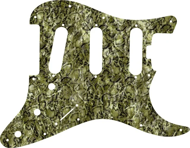 WD Custom Pickguard For Fender American Elite Stratocaster SSS #31 Snakeskin