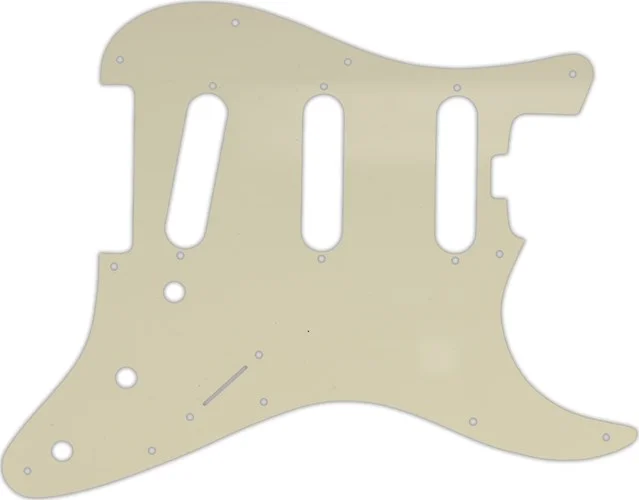 WD Custom Pickguard For Fender American Elite Stratocaster SSS #55 Parchment 3 Ply