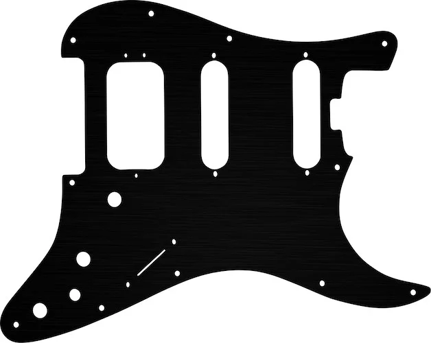 WD Custom Pickguard For Fender American Elite Stratocaster HSS #27 Simulated Black Anodized