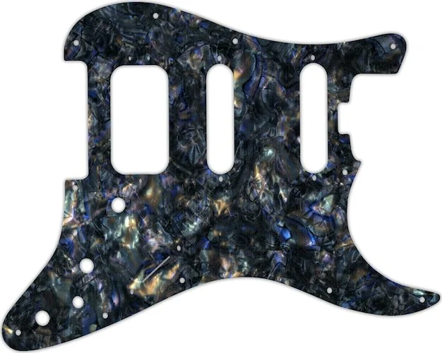 WD Custom Pickguard For Fender American Elite Stratocaster HSS #35 Black Abalone