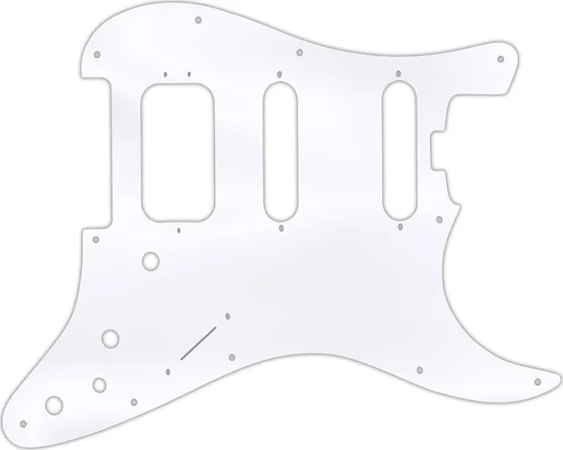 WD Custom Pickguard For Fender American Elite Stratocaster HSS #45 Clear Acrylic