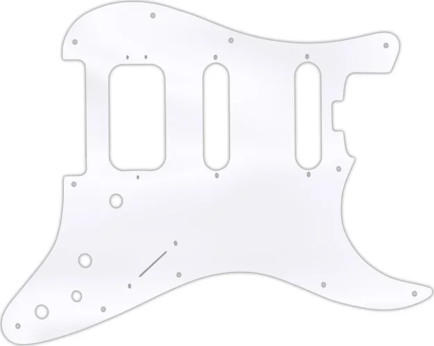 WD Custom Pickguard For Fender American Elite Stratocaster HSS #45T Clear Acrylic Thin