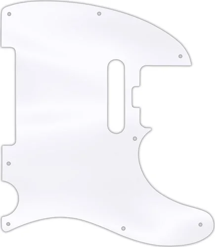 WD Custom Pickguard For Fender American Elite Telecaster #45 Clear Acrylic