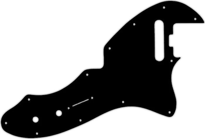 WD Custom Pickguard For Fender American Elite Telecaster Thinline #01T Black Thin