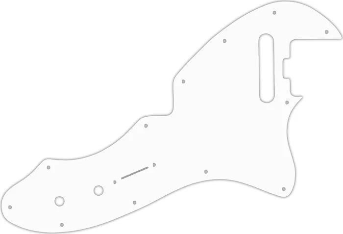 WD Custom Pickguard For Fender American Elite Telecaster Thinline #02T White Thin