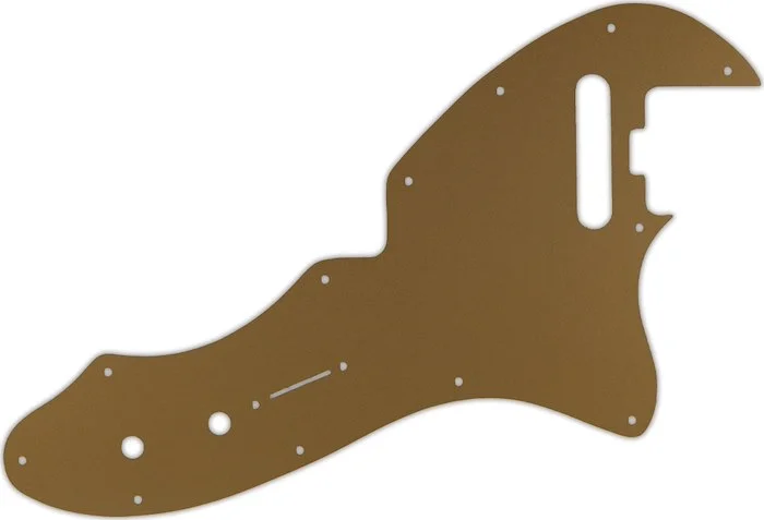 WD Custom Pickguard For Fender American Elite Telecaster Thinline #59 Gold/Clear/Gold